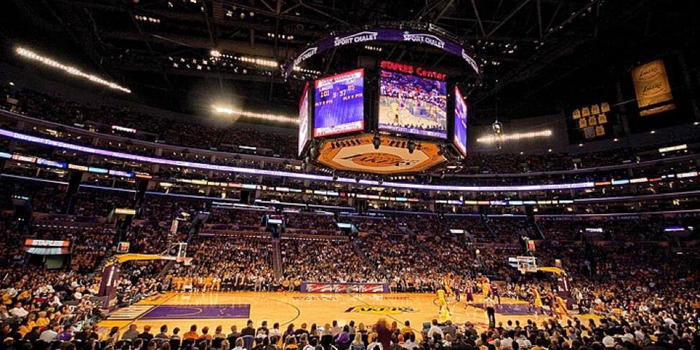 Staples Center. Arenas incríveis do mundo esportivo.