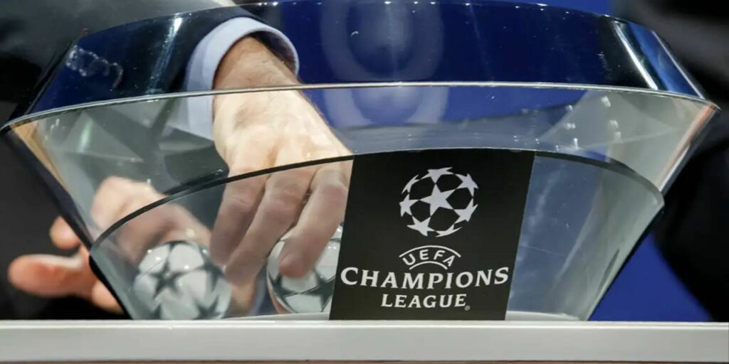 Sorteio da Champions League.