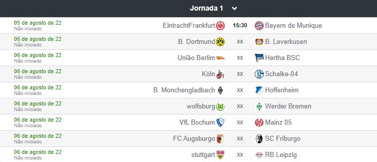 Calendário Próximos jogos futebol [Agosto 2023] - blog bwin