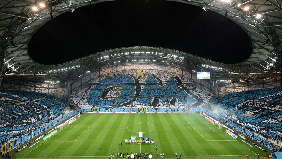 Torcida do Olympique de Marselha. Foto: Reprodução