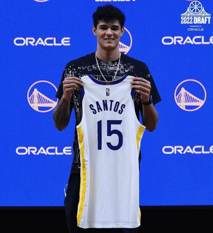 Gui Santos, novo jogador dos Warriors. Foto: Reprodução/Instagram