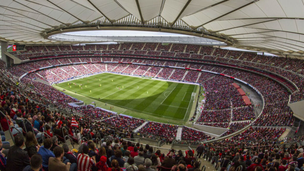 Wanda Metropolitano, casa do Atletico de Madrid. Foto: Reprodução