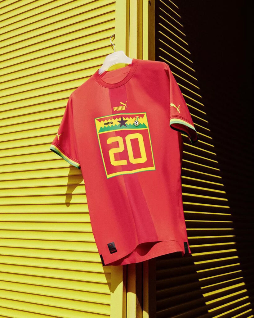 Camisa 2 de Gana para o Mundial. Foto: Reprodução/Twitter