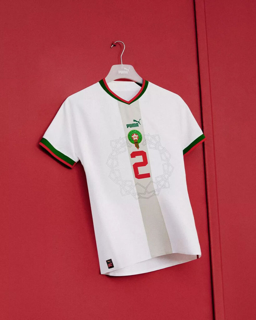 Camisa 2 de Marrocos para o Mundial. Foto: Reprodução/Twitter