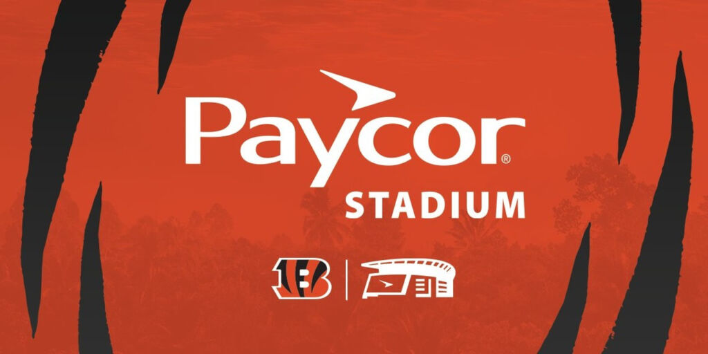 Paycor Stadium, mais novo nome do estádio do Cincinnati Bengals. Foto: Divulgação - NFL