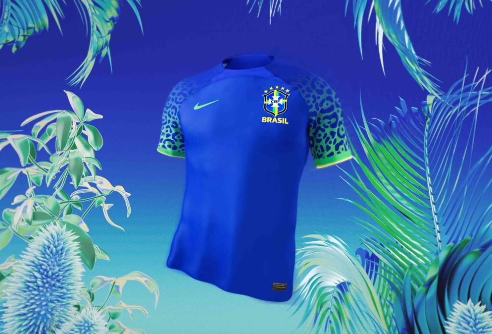 Segunda camisa da seleção brasileira para a Copa do Mundo. Foto: Divulgação