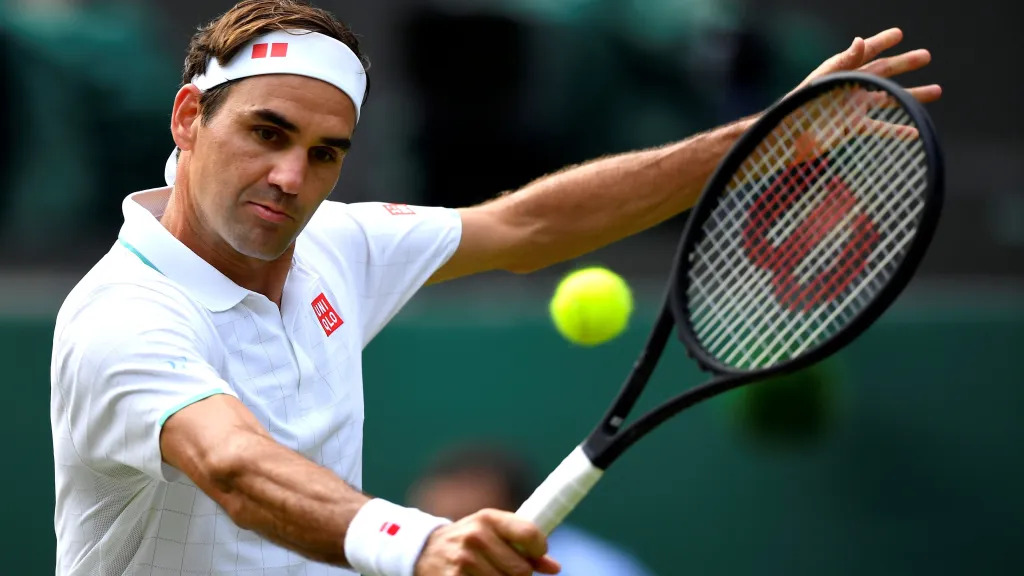 Roger Federer durante partida em Wimbledon. Foto: REUTERS - Tênis