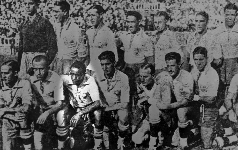 Leônidas da Silva no Mundial de 1938. Foto: Agência estado