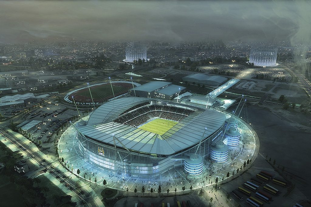 Manchester City planeja ampliar Etihad Stadium Turista FC