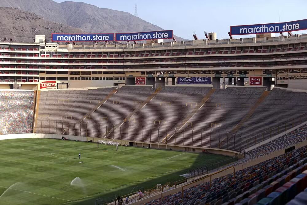 Estádio Monumental de Lima, palco da final da Libertadores de 2025 — Foto: Luka GONZALES / AFP