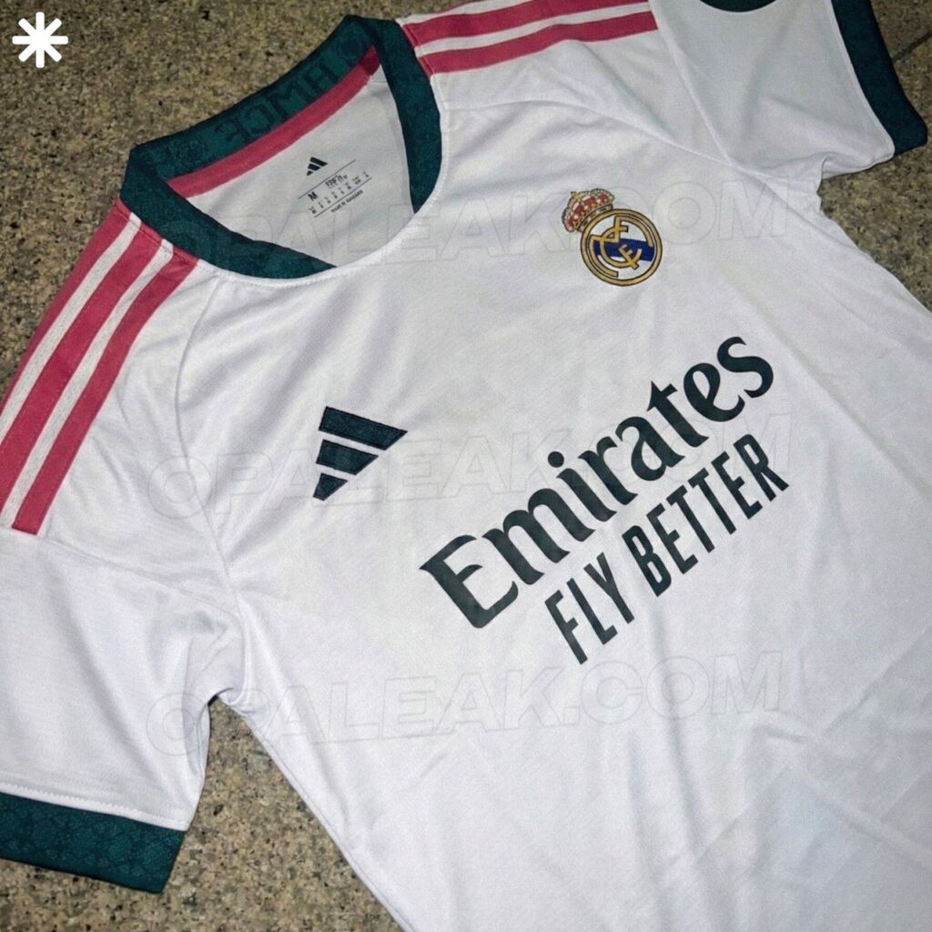 Uniforme vazado do Real Madrid para a temporada 2026/27 | reprodução/X/@opaleak
